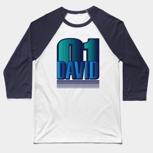 Male Name shirt DAVID 01 Baseball T-Shirt